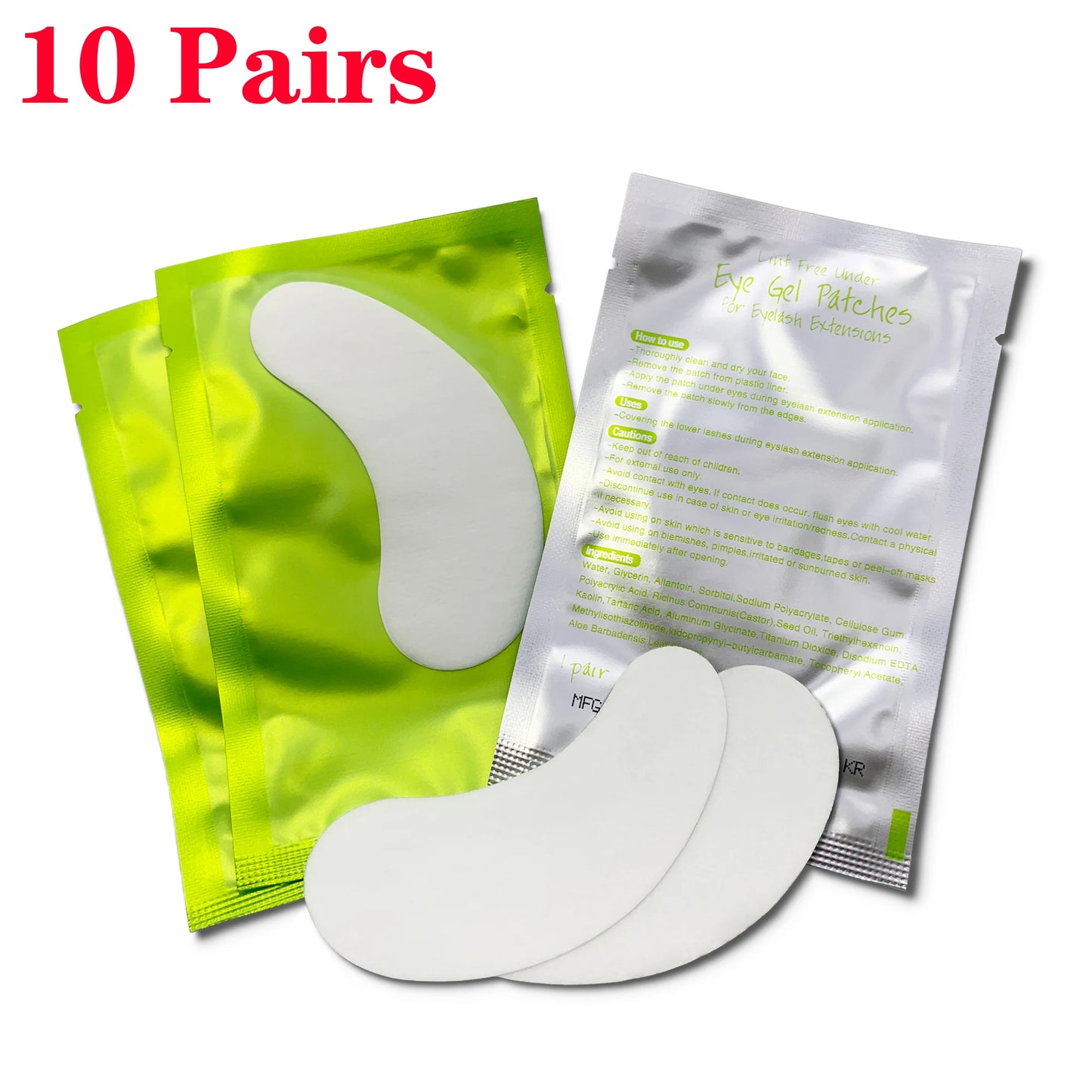 10/20/50 Pairs Eyelash Extension Patches Under Eye Pads For Grafting Eyelashes Paper Eye Gel Sticker Wrap Lash Patch Makeup Tool