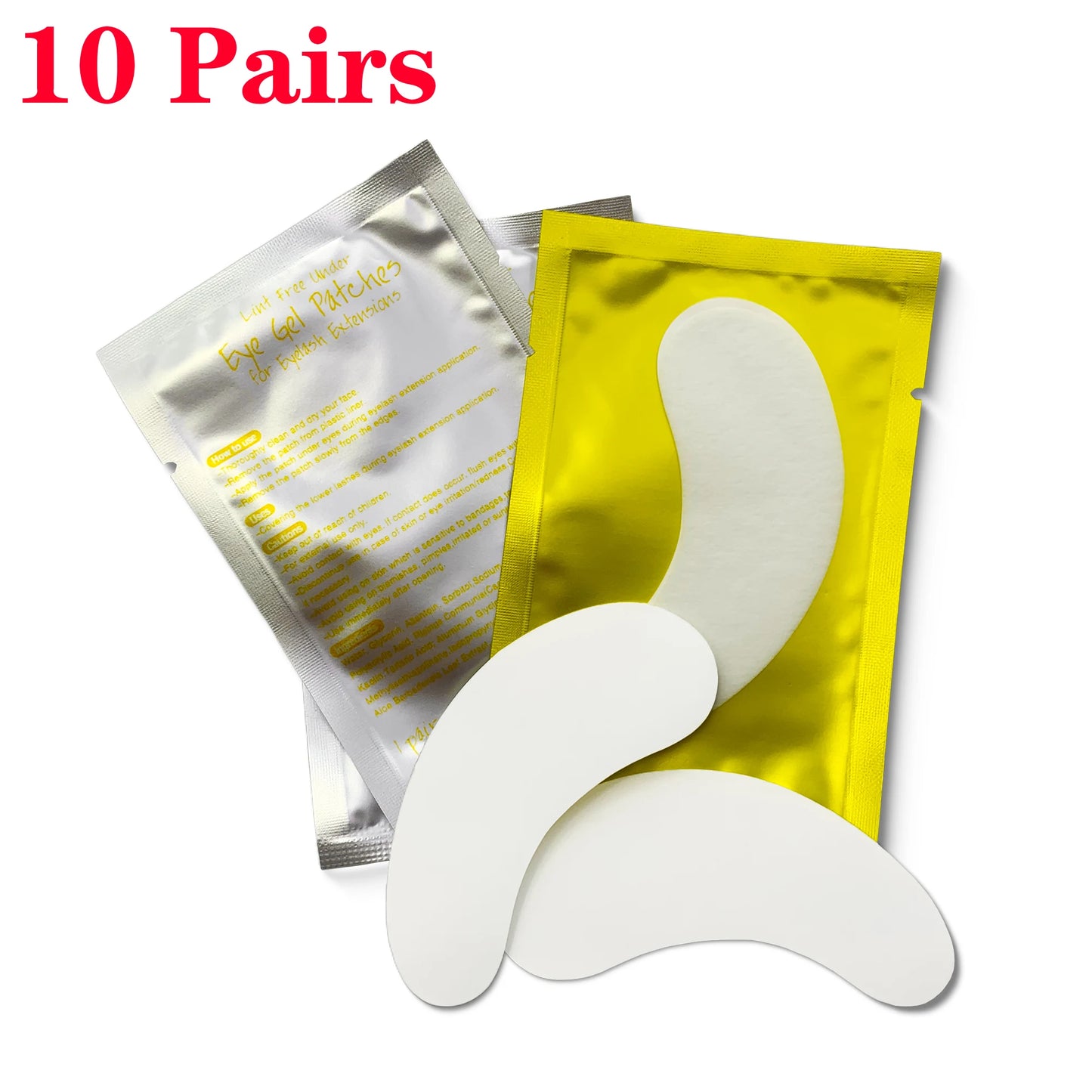 10/20/50 Pairs Eyelash Extension Patches Under Eye Pads For Grafting Eyelashes Paper Eye Gel Sticker Wrap Lash Patch Makeup Tool